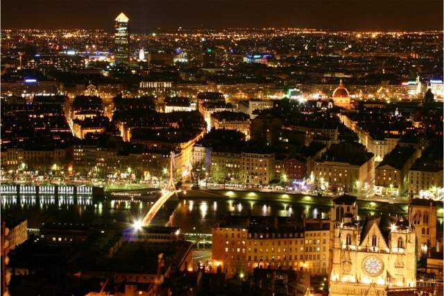 Vue sur la ville de Luon, l’Atelier des Augustins, Lyon 1